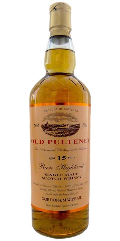 Old Pulteney 15-year-old GM  Rare Highland Single Malt