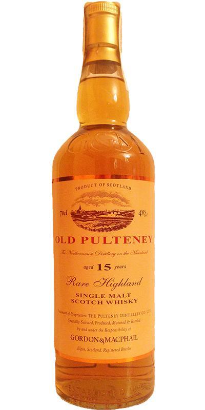 Old Pulteney 15-year-old GM  Rare Highland Single Malt