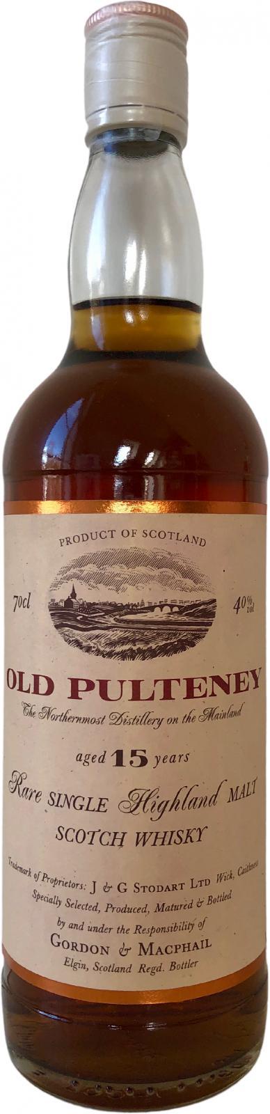 Old Pulteney 15-year-old GM  Rare Single Highland Malt