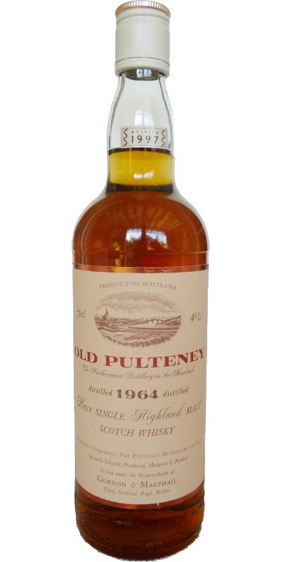 Old Pulteney 1964 GM  Rare Single Highland Malt