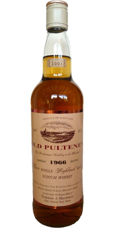 Old Pulteney 1966 GM  Rare Single Highland Malt