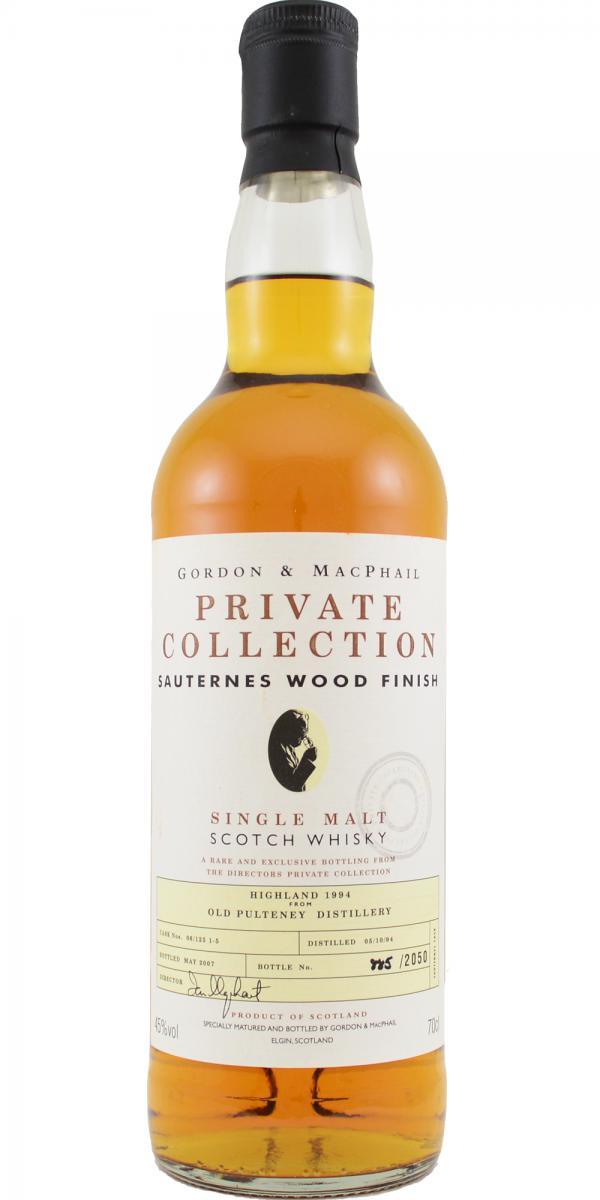 Old Pulteney 1994 GM  Private Collection