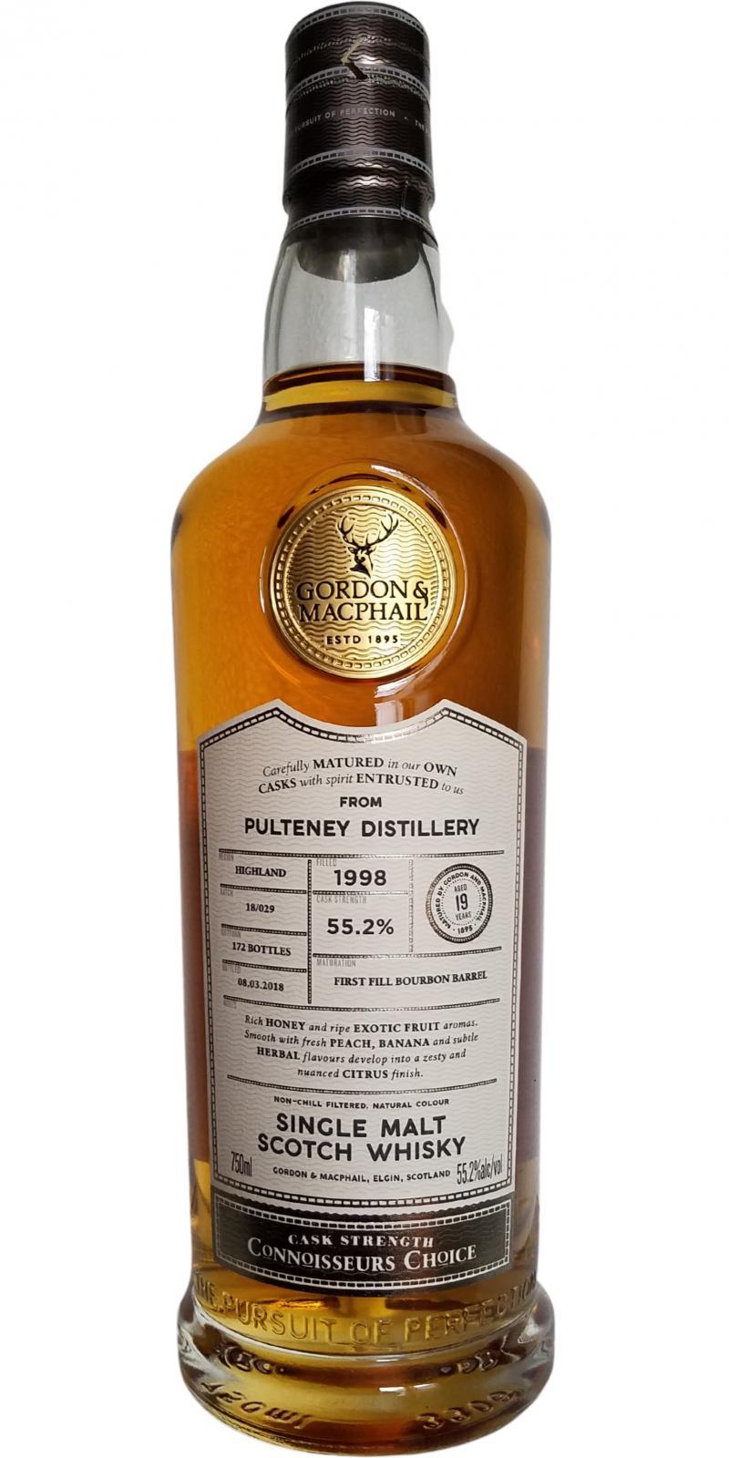 Old Pulteney 1998 GM  Connoisseurs Choice - Cask Strength
