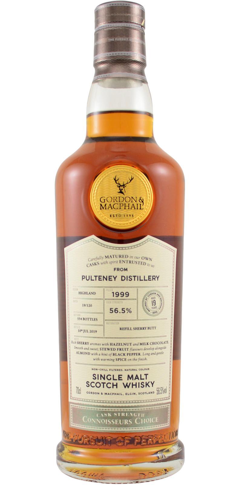 Old Pulteney 1999 GM  Connoisseurs Choice - Cask Strength