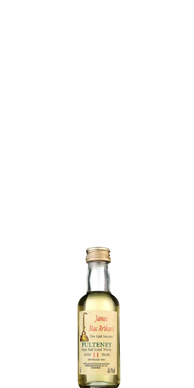 Old Pulteney 1983 JM  Fine Malt Selection - Miniature