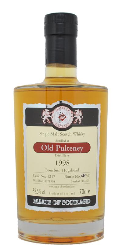 Old Pulteney 1998 MoS