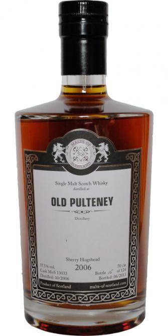 Old Pulteney 2006 MoS