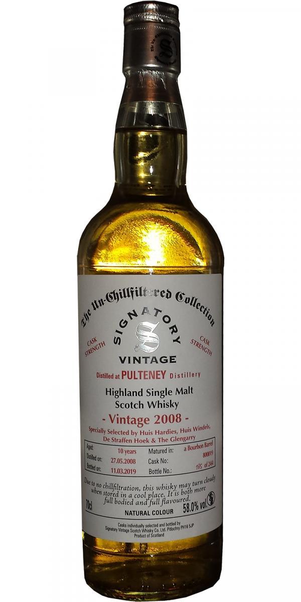 Old Pulteney 2008 SV  The Un-Chillfiltered Collection - Cask Strength