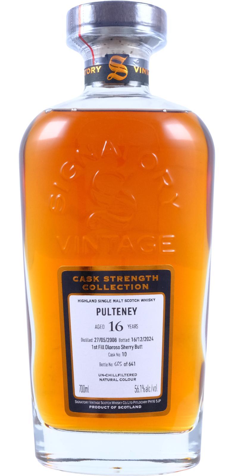 Old Pulteney 2008 SV  Cask Strength Collection