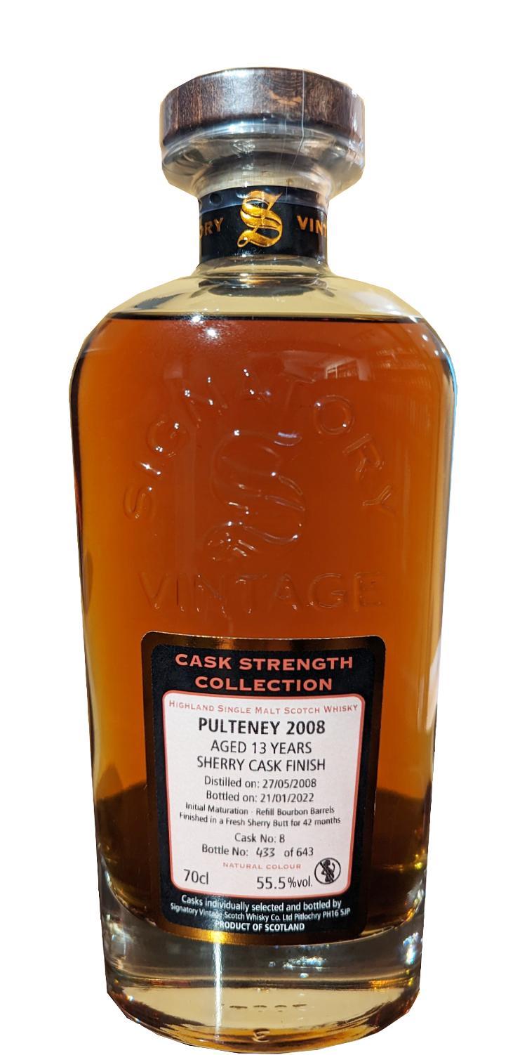 Old Pulteney 2008 SV  Cask Strength Collection