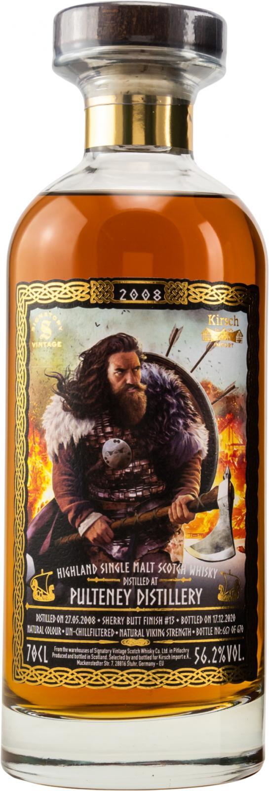 Old Pulteney 2008 SV  Viking Series