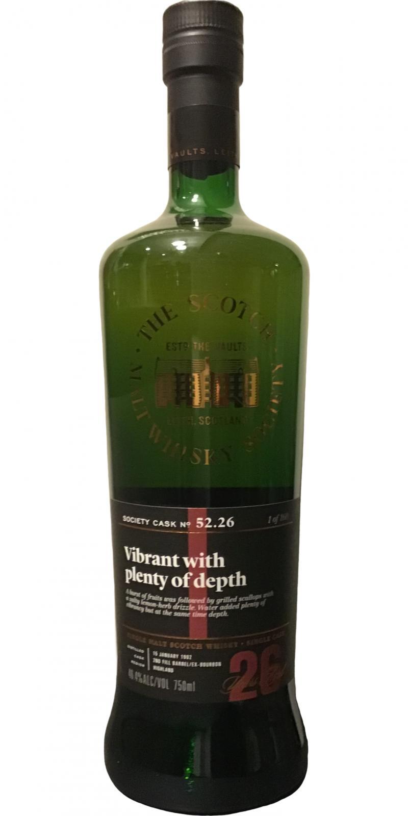 Old Pulteney 1992 SMWS 52.26  Vibrant with plenty of depth