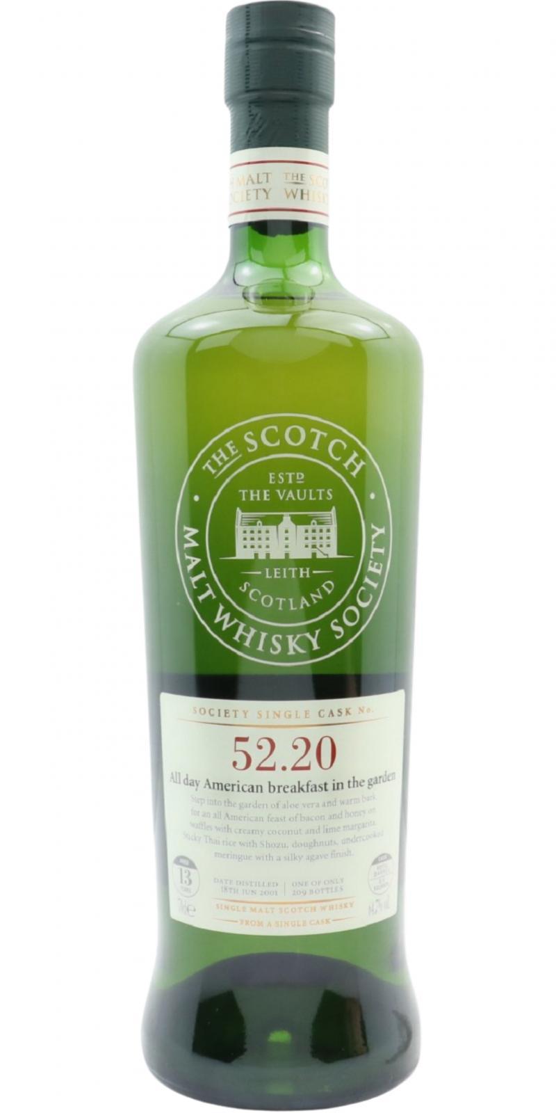 Old Pulteney 2001 SMWS 52.20  All day American breakfast in the garden