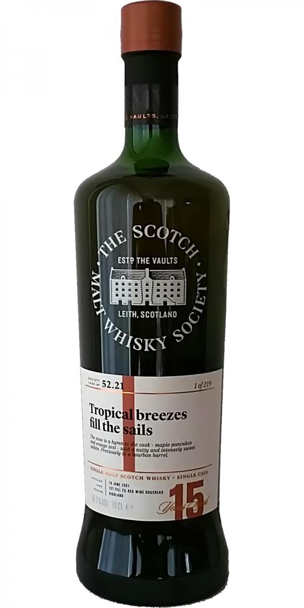 Old Pulteney 2001 SMWS 52.21  Tropical breezes fill the sails