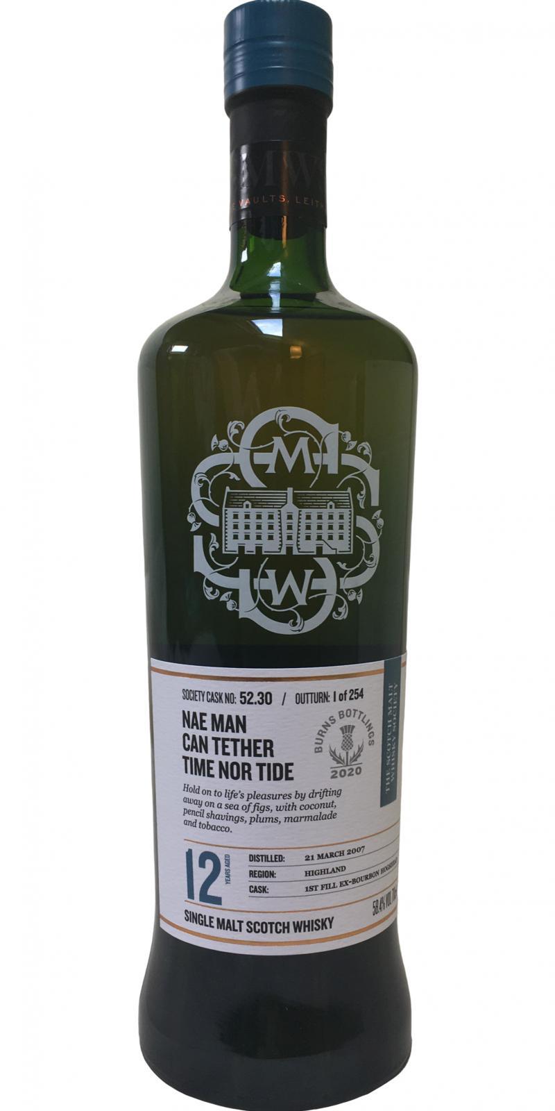 Old Pulteney 2007 SMWS 52.30  Nae man can tether time nor tide