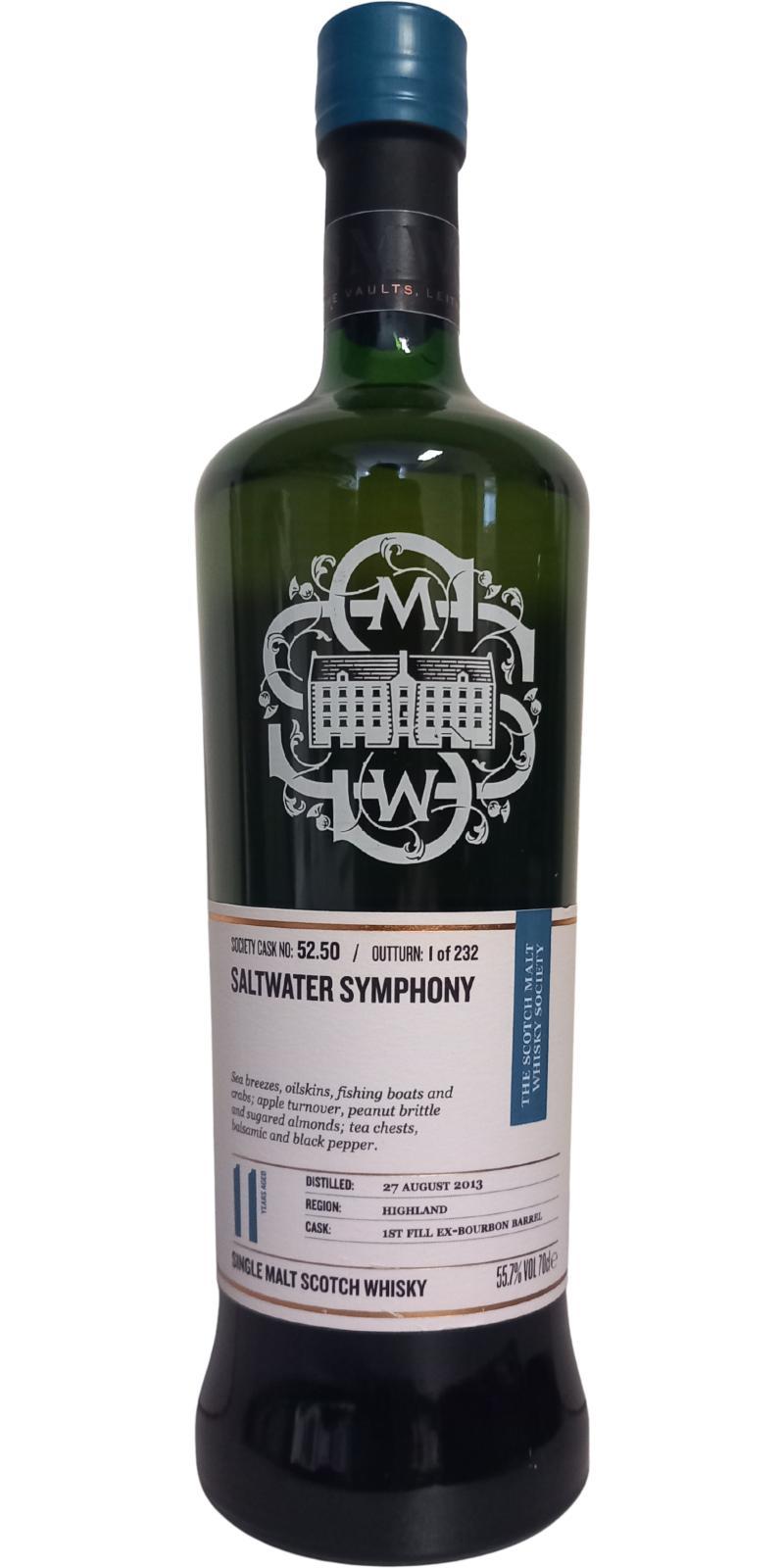 Old Pulteney 2013 SMWS 52.50  Saltwater symphony