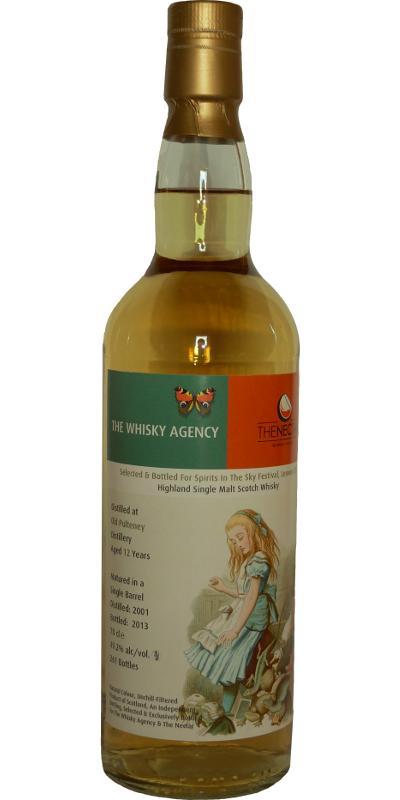 Old Pulteney 2001 TWA - Spirits in the Sky 2013  Joint Bottling with The Nectar