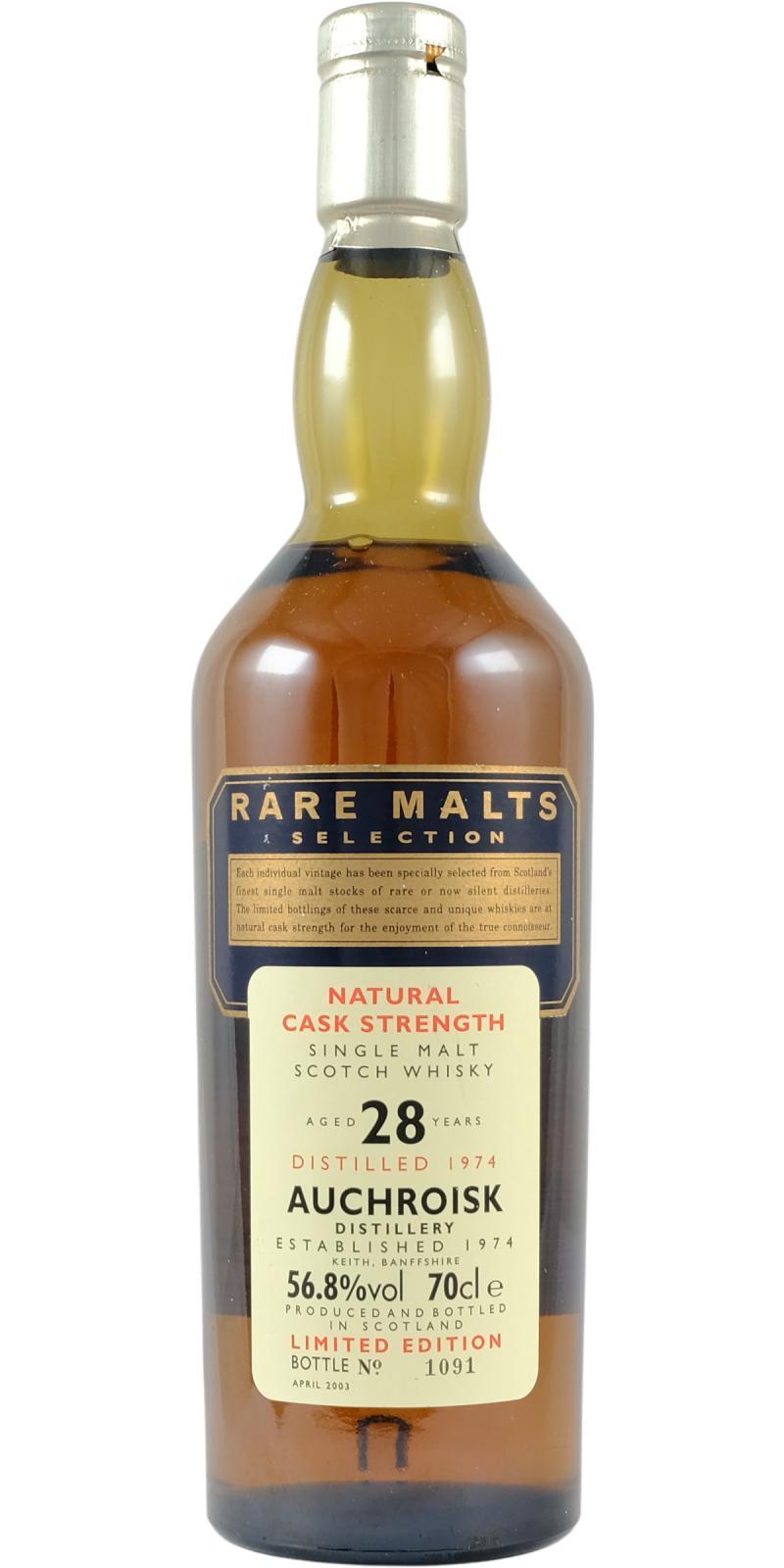 Auchroisk 1974 Rare Malts Selection
