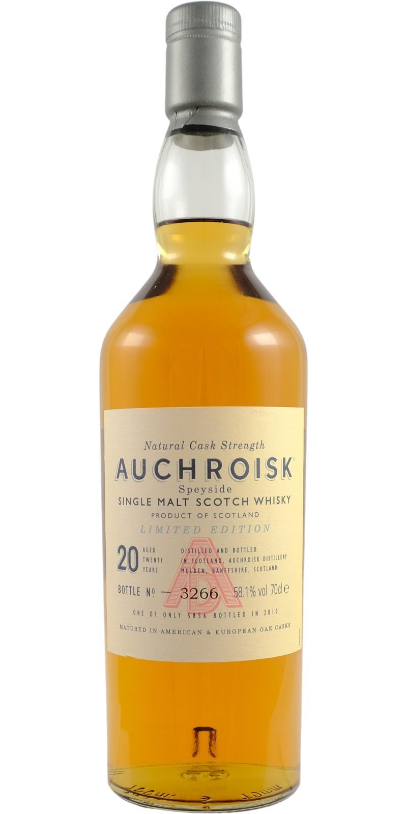 Auchroisk 20-year-old Diageo Special Releases 2010