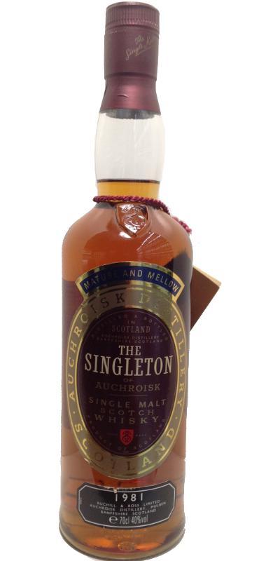 The Singleton of Auchroisk 1981 Single Malt Scotch Whisky