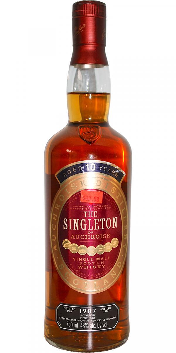 The Singleton of Auchroisk 1987
