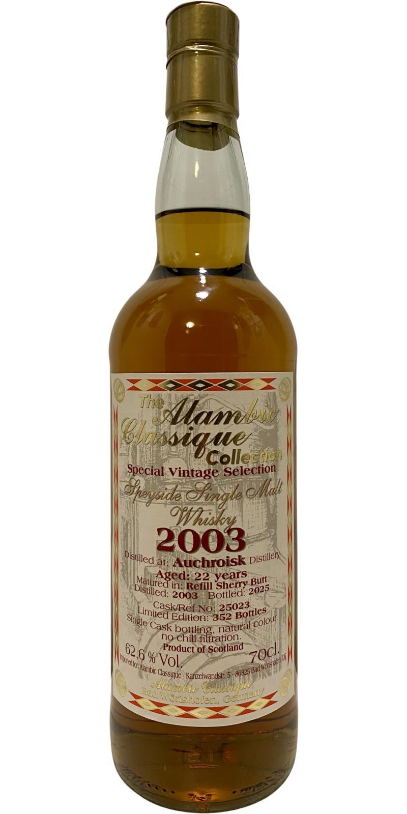 Auchroisk 2003 AC Special Vintage Selection