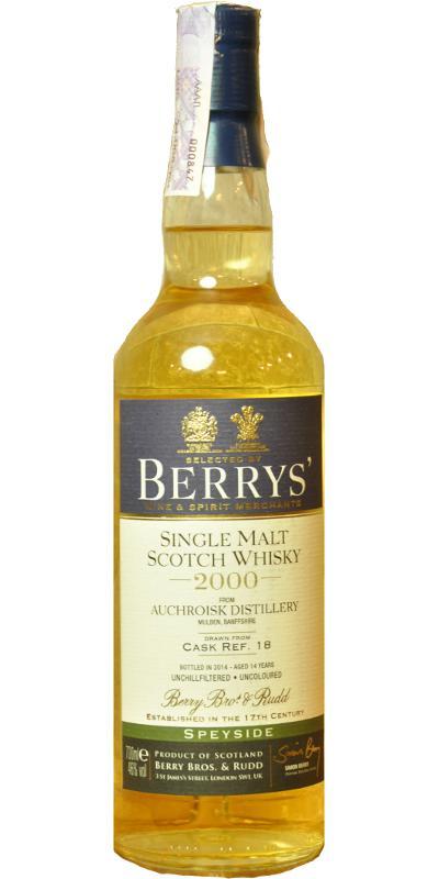 Auchroisk 2000 BR Berrys'