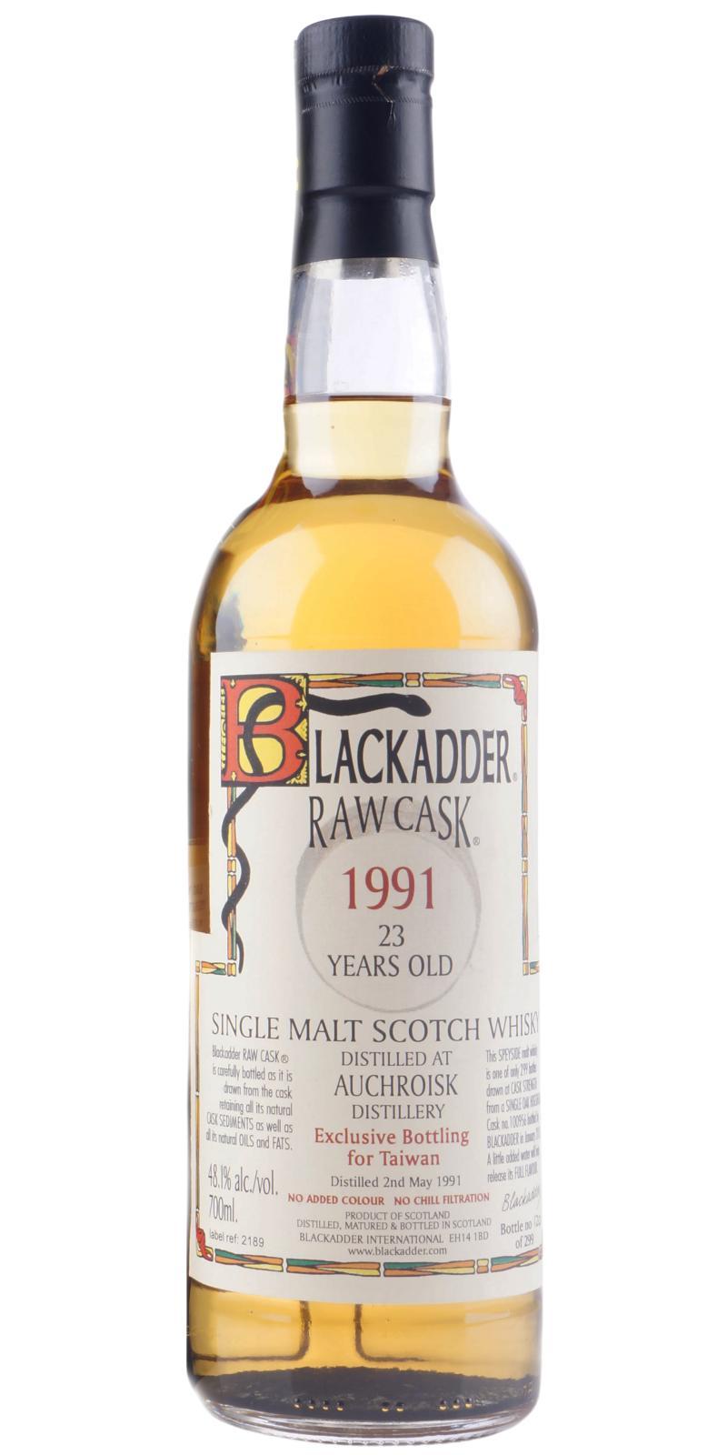 Auchroisk 1991 BA Raw Cask