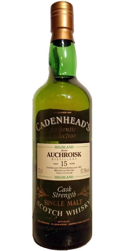 Auchroisk 1978 CA Authentic Collection