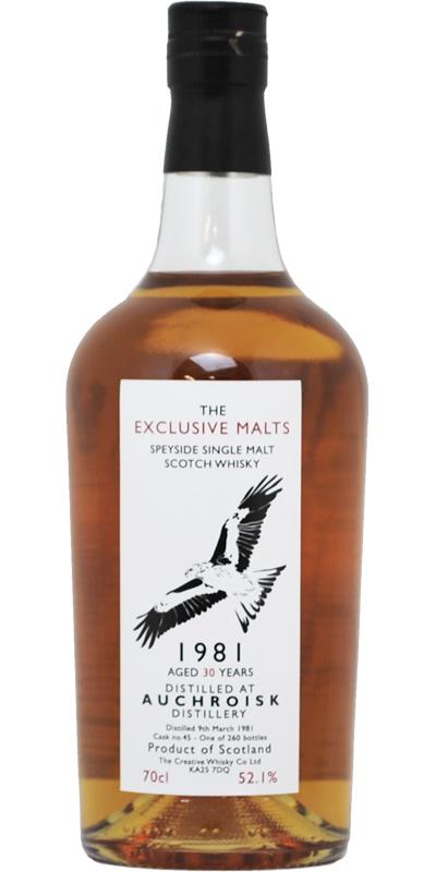 Auchroisk 1981 CWC The Exclusive Malts