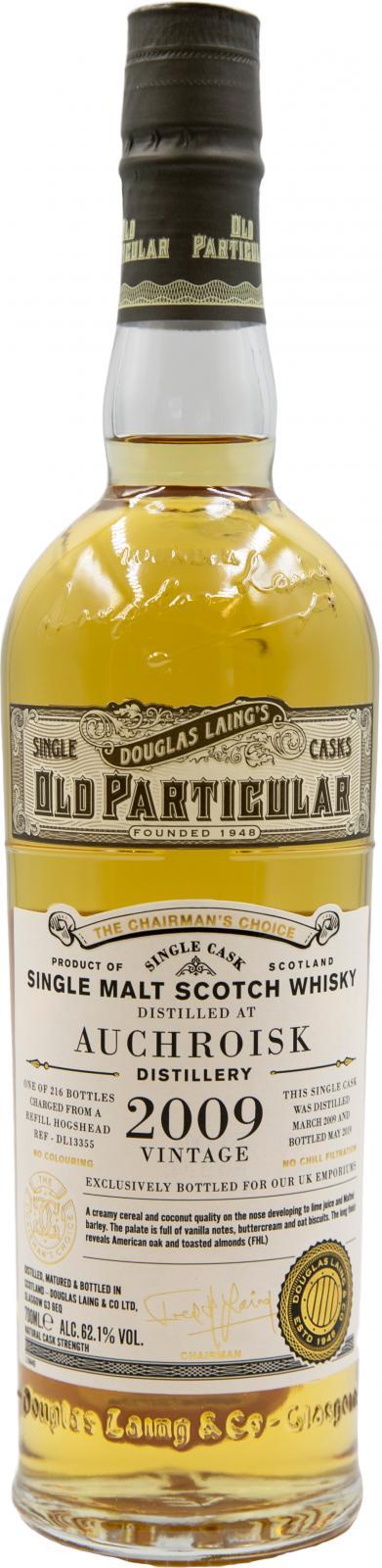Auchroisk 2009 DL Old Particular - The Chairman's Choice