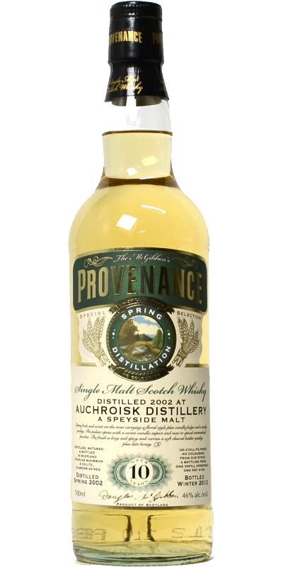 Auchroisk 2002 McG McGibbon's Provenance