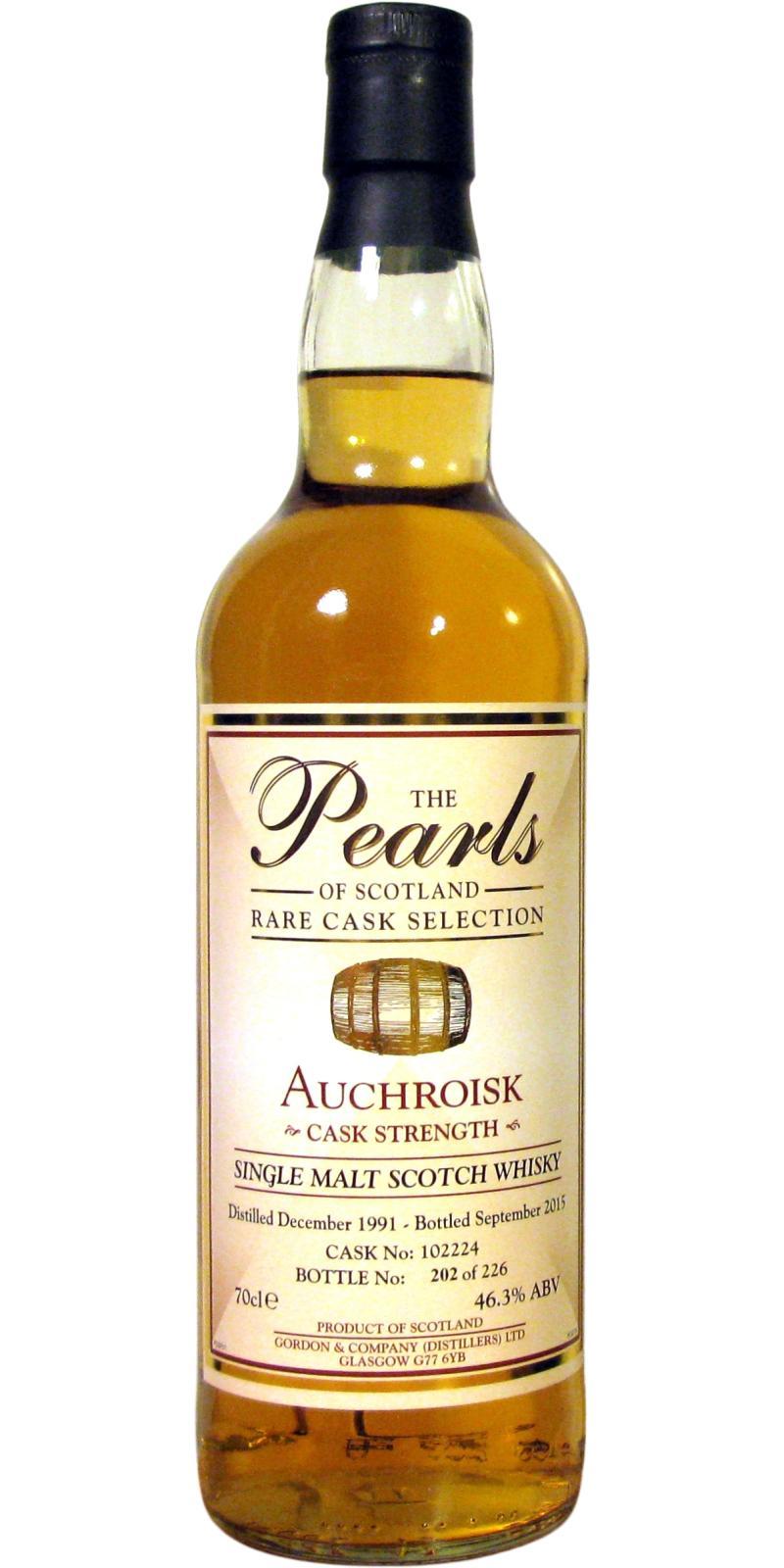 Auchroisk 1991 G&C The Pearls of Scotland - Rare Cask Selection