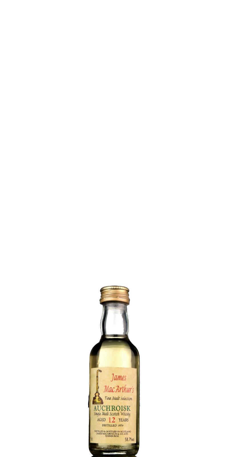 Auchroisk 1979 JM Fine Malt Selection - Miniature