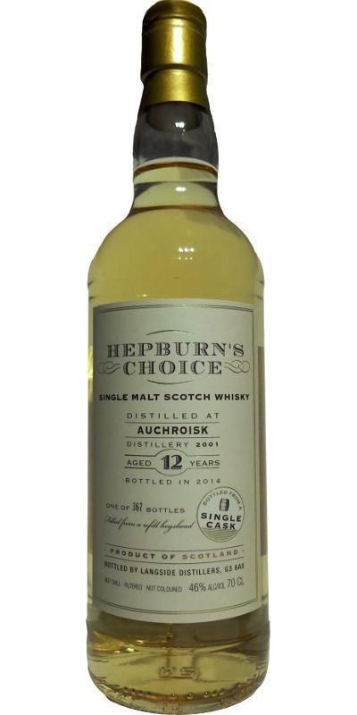 Auchroisk 2001 LsD Hepburn's Choice