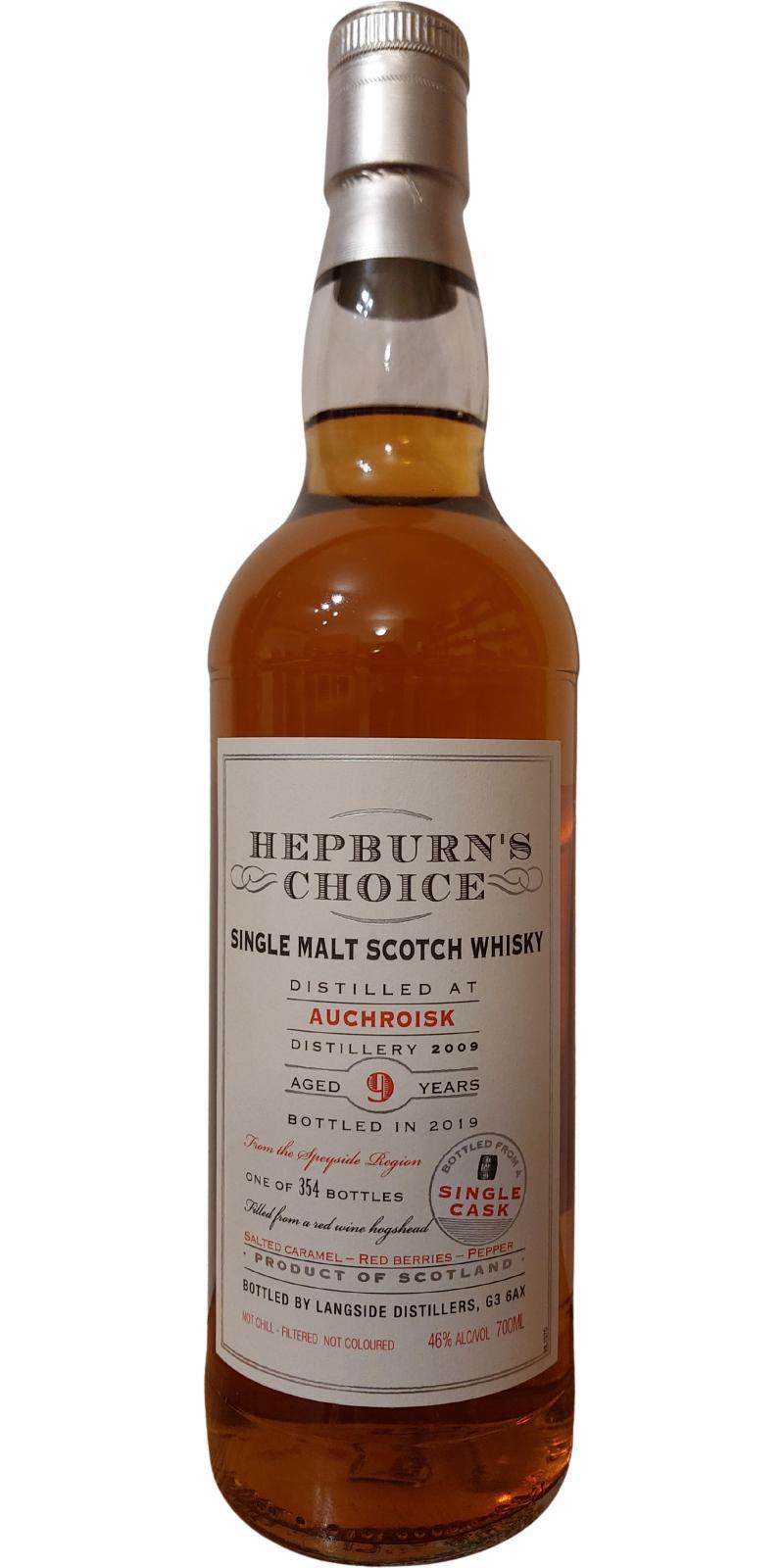 Auchroisk 2009 LsD Hepburn's Choice
