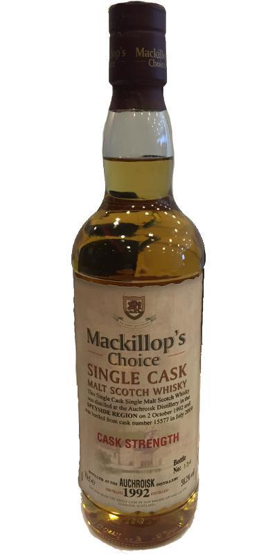 Auchroisk 1992 McC Single Cask - Cask Strength