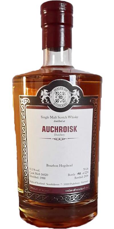 Auchroisk 1988 MoS