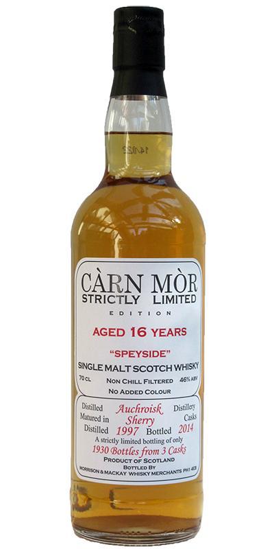Auchroisk 1997 MMcK Càrn Mòr - Strictly Limited Edition
