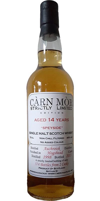 Auchroisk 1998 MMcK Càrn Mòr - Strictly Limited Edition