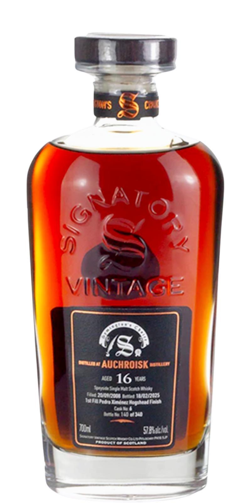 Auchroisk 2008 SV Cask Strength Collection - Symington’s Choice