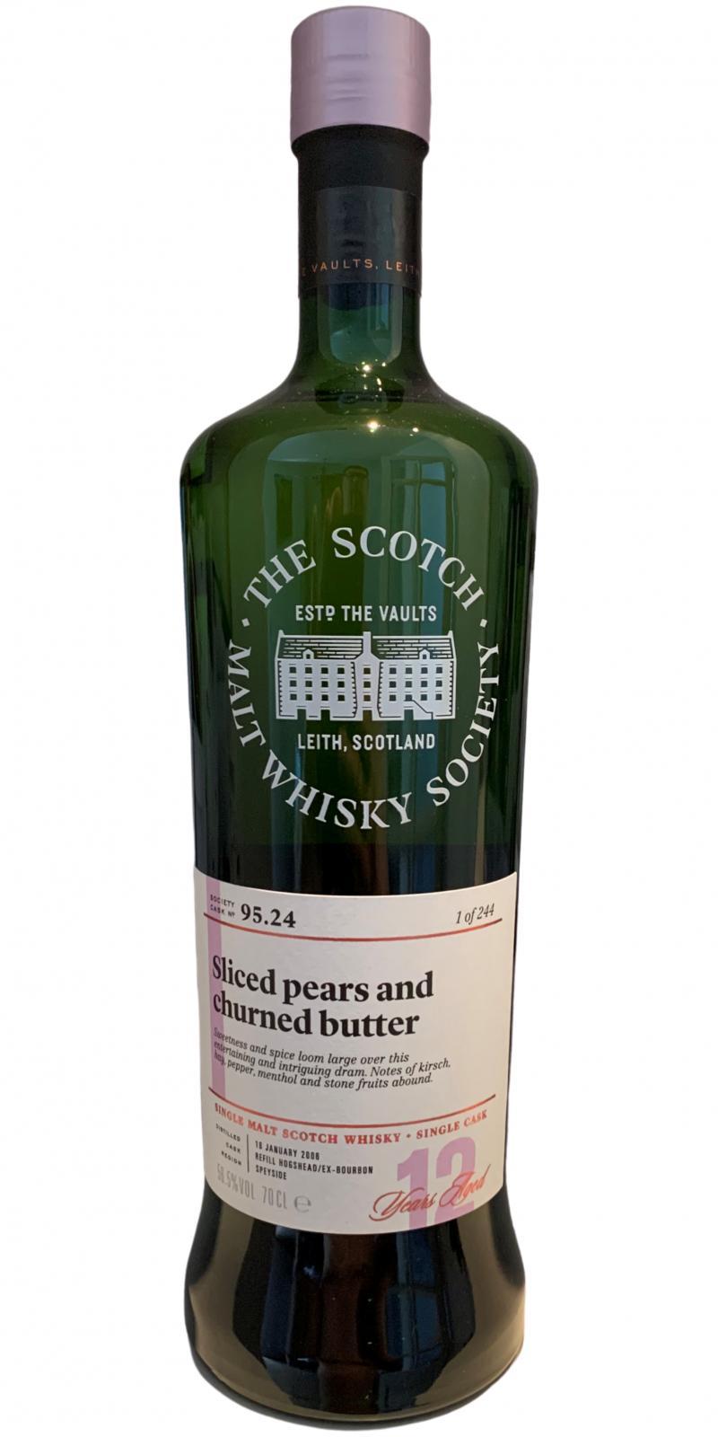 Auchroisk 2006 SMWS 95.24 Sliced pears and churned butter