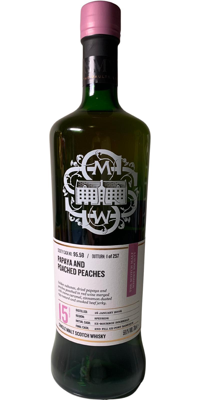 Auchroisk 2006 SMWS 95.58 Papaya and poached peaches