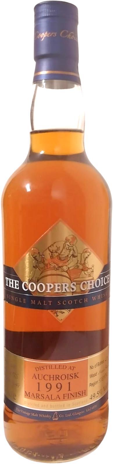 Auchroisk 1991 VM The Cooper's Choice