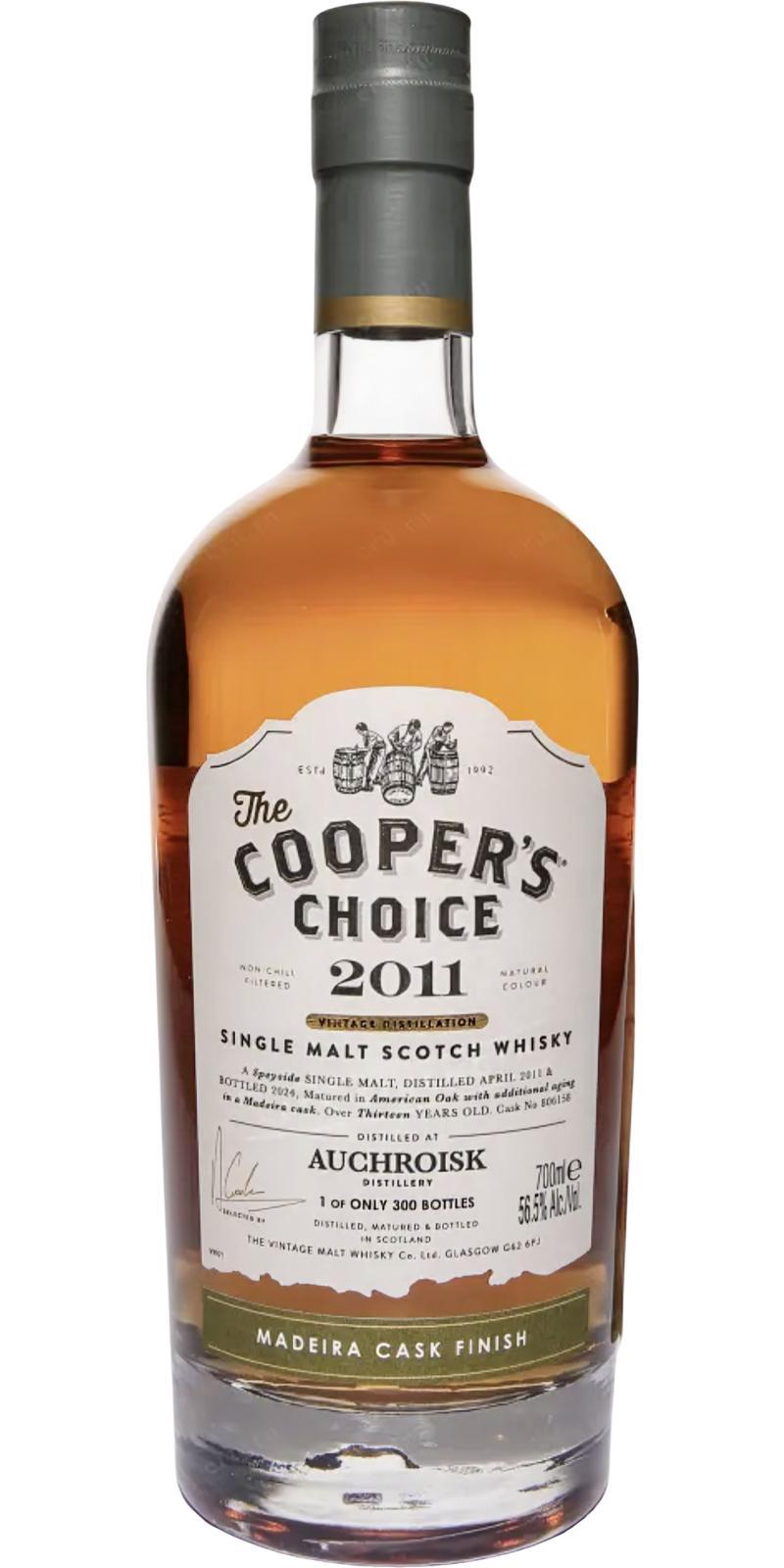 Auchroisk 2011 VM The Cooper's Choice - Vintage Distillation