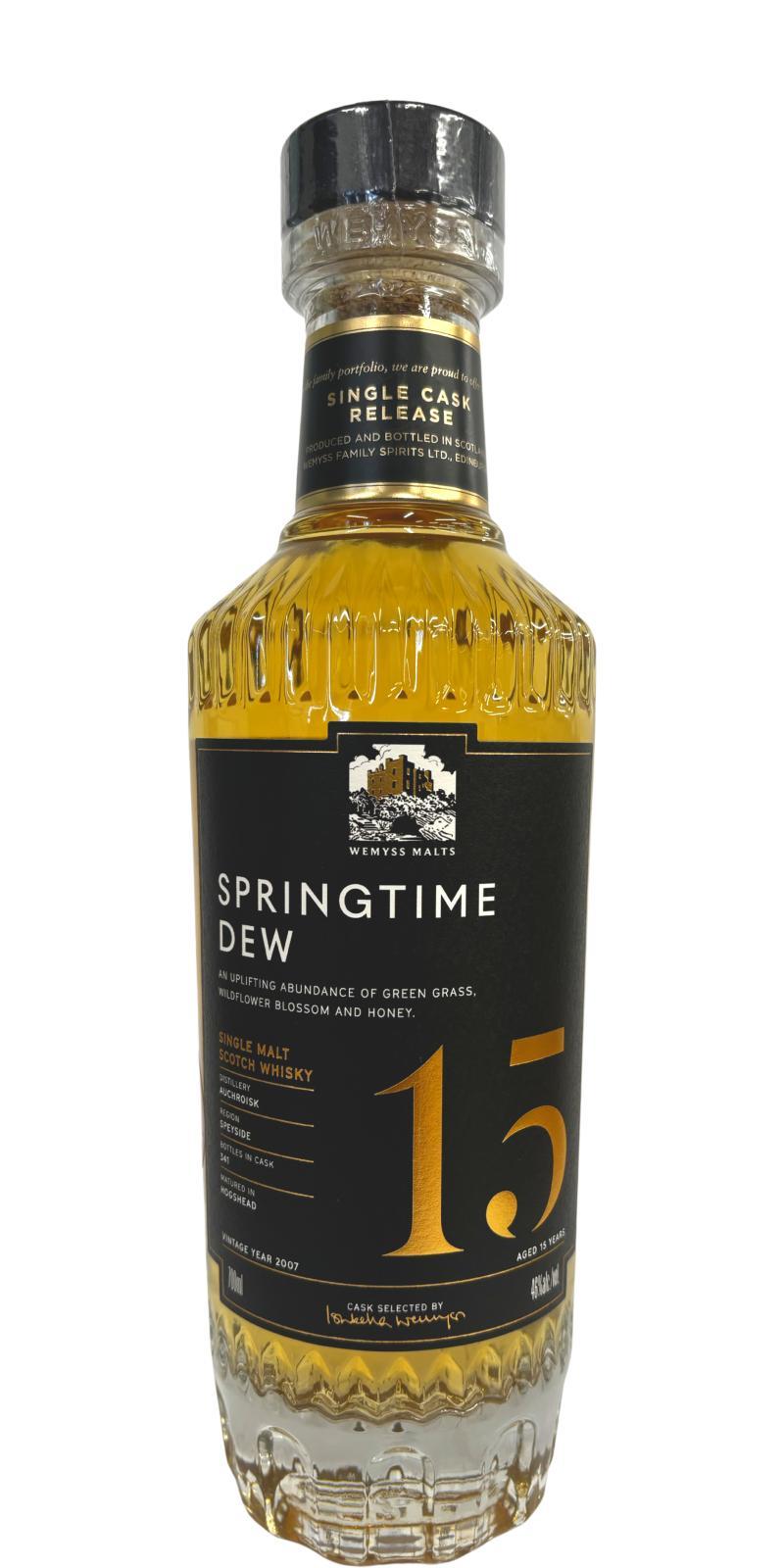 Auchroisk 2007 Wy Springtime Dew