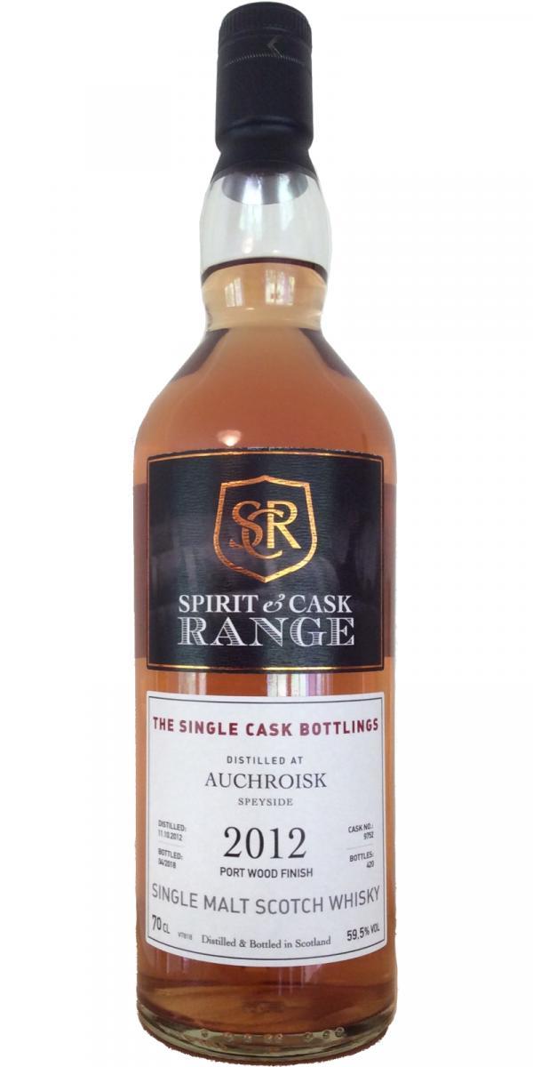 Auchroisk 2012 Wx Spirit & Cask Range