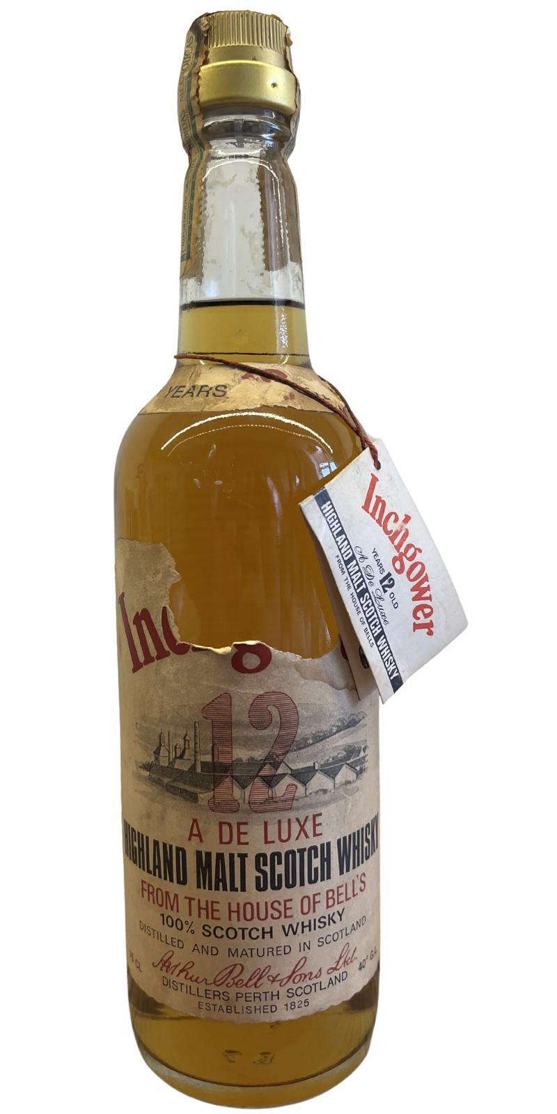 Inchgower 12-year-old   A De Luxe Highland Malt Scotch Whisky from the House of Bell's