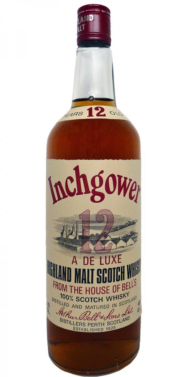Inchgower 12-year-old  A De Luxe Highland Malt Scotch Whisky from the House of Bell's