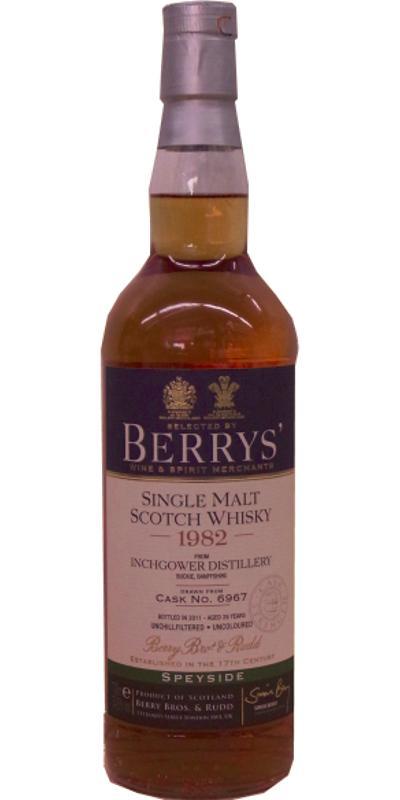 Inchgower 1982 BR  Berrys'